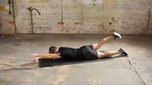 bodyweight swimmers core exercise for