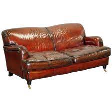 reddish brown leather sofa for at