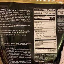 How much is 2 lbs flour in grams? California Gold Nutrition Dark Chocolate Whey Protein Isolate