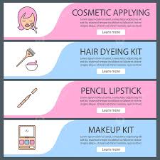 cosmetics accessories web banner