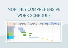 free work schedule templates for google