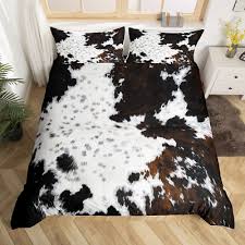 Cow Fur Print Duvet Comforter Cover