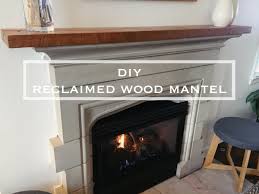 DIY Reclaimed Wood Mantel My Simply Simple