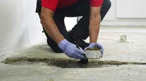 repair a hole in a concrete floor
