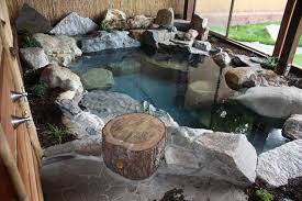 Japanese Garden Spa Natural Hot Tub