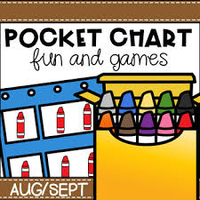 Back To School Pocket Chart Activities