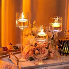 Clear Glass Candle Holders For