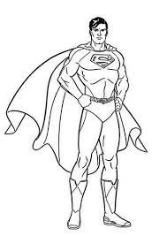 dibujos de superman para colorear vsun