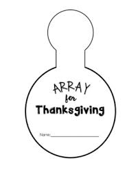 Array For Thanksgiving Turkey Includes Lesson Plan And Kwl Chart