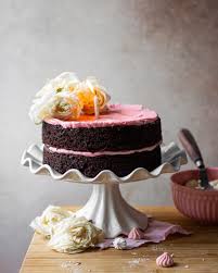 gluten free chocolate cake with rose