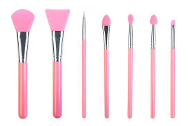 7 pcs silicone makeup brushes for cream