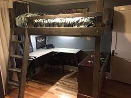208 Full Size Bunk Bed With Couch