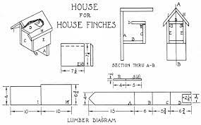 Finch Bird House Plans Dimensions Of