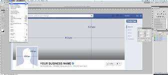 Tutorial Facebook Timeline Cover Business Template Saxoprint Blog Uk