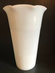 1930 S Era Hazel Atlas Milk Glass Vase