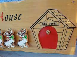 Vintage Dog House Kitchen Art Kitsch