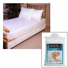 Atb Full Size Bed Mattress Cover Plastic White Waterproof Bug Protector Mites Dust