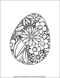 These free, printable easter coloring pages include all your favorite easter images like easter bunnies, eggs, chicks, lambs, flowers, and more. Easter Egg Coloring Pages Free Printable Easter Egg Coloring Book