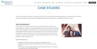 Examples & samples of case study. Using Case Studies On Your Advisor Website Twenty Over Ten