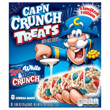save on cap n crunch treats cereal bar
