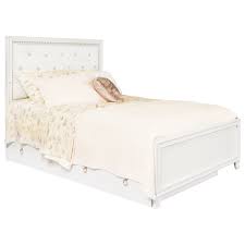 Your email was successfully sent. Samuel Lawrence Bella White Full Upholstered Trundle Bed With Led Lighting Value City Furniture Upholstered Beds
