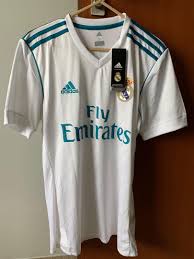 Check out our real madrid jersey selection for the very best in unique or custom, handmade pieces from our men's clothing shops. Bnwt Original Adidas Real Madrid Home Jersey 2017 18 Ronaldo 7 Size Small Sports Sports Apparel On Carousell