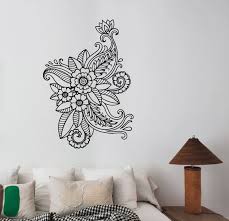 Mehndi Wall Decal Henna Paisley