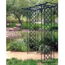 Panacea Lattice Metal Garden Arch