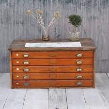Wooden Plan Chest Coffee Table Pine