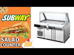Here are 10 cool fridge innovations that will knock your socks off. Subway Sandwich Prep Table Refrigerator Cold Table Buffet Table Sauces Station Topping Bar Youtube