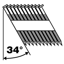 34 degree paper collated framing nails