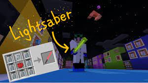 making a lightsaber with minecraft s