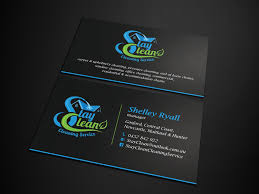 business card design for stay clean