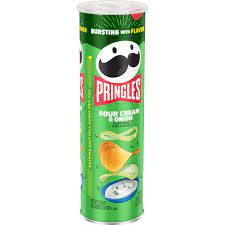 pringles sour cream onion crisps