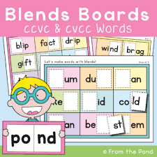 Who will blend the most words? Cvcc And Ccvc Word List Worksheets Teaching Resources Tpt