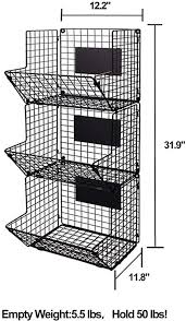 3 Tier Wall Mounted Storage Basket