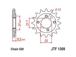 Sprocket Front Less 1 Tooth Jt Check Chain Length Ac0592