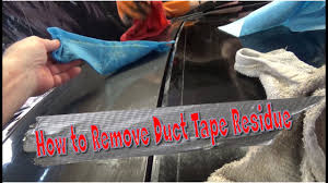 how to remove duct tape residue you