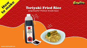 teriyaki fried rice using easypro