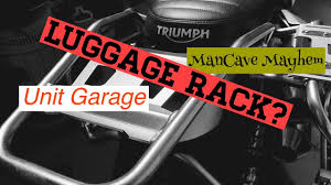 unit garage luge rack for triumph
