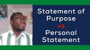 personal statement vs statement