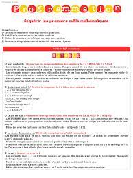 PROG P1 Maternelle Nombres | PDF | Vert | Couleur