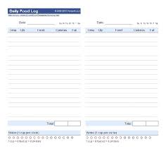 Weight Loss Diary Template Findspeed