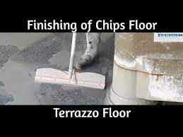 to clean chips floor terrazzo floor