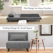 grey convertible twin sofa bed