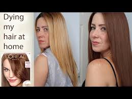 dying my hair from blonde to brown at