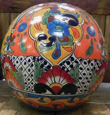 Large Talavera Garden Sphere 04