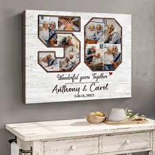 personalised 50th anniversary gifts for