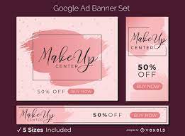 makeup ad banner set vr