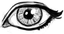 how to draw realistic eyes with easy